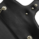 グッチ GUCCI GGマーモント ミディアム ショルダー 837267 ブラック ラムスキン ショルダーバッグ シャンパンゴールド金具 ダブルG チェーンバッグ キルティング