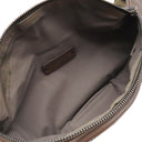 ボッテガヴェネタ BOTTEGA VENETA イントレチャート ボディバッグ ブラウン レザー ウエストバッグ ガンメタル金具 ベルトバッグ リカラー有