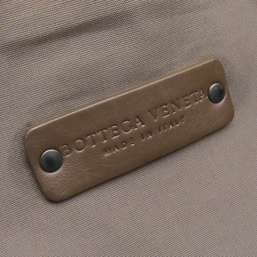 ボッテガヴェネタ BOTTEGA VENETA イントレチャート ボディバッグ ブラウン レザー ウエストバッグ ガンメタル金具 ベルトバッグ リカラー有