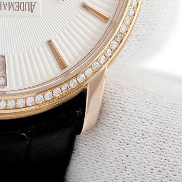腕時計 オーデマピゲ AUDEMARS PIGUET ジュール オーデマ エクストラシン 15182OR.ZZ.A102CR.01 自動巻き メンズ K18PG無垢 純正ダイヤ
