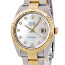 腕時計 ロレックス ROLEX デイトジャスト 41 126333NG ランダム番 自動巻き メンズ ランダム番 K18YG×SS コンビ 純正ダイヤ シェル
