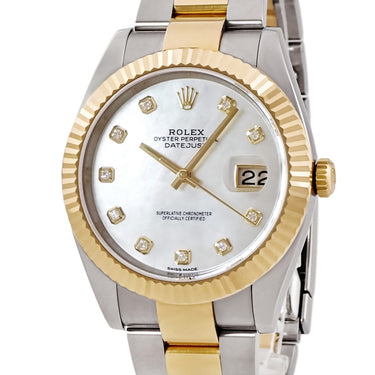 腕時計 ロレックス ROLEX デイトジャスト 41 126333NG ランダム番 自動巻き メンズ ランダム番 K18YG×SS コンビ 純正ダイヤ シェル