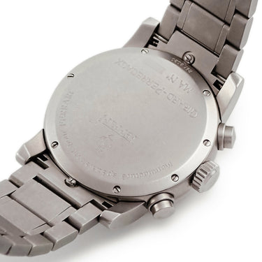 腕時計 ジラールペルゴ GIRARD PERREGAUX フェラーリ クロノグラフ 8020 自動巻き メンズ ブラック カーボン デイト アラビア コラボ