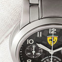 腕時計 ジラールペルゴ GIRARD PERREGAUX フェラーリ クロノグラフ 8020 自動巻き メンズ ブラック カーボン デイト アラビア コラボ