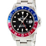 腕時計 ロレックス ROLEX GMTマスター 1 16750 82番 自動巻き メンズ 82番 ペプシ ブラック 黒 80年代 回転ベゼル ドット バー
