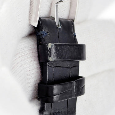腕時計 ハリーウィンストン Harry Winston エメラルド オートマティック 33mm EMEAHD33WW001 自動巻き メンズ K18WG無垢 青 グラデーション