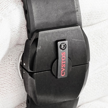 腕時計 クストス CVSTOS チャレンジ クロノ グランプリ CVT-CHR-GP-R BST 自動巻き メンズ ブラック PVD レッド トノー 限定