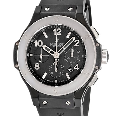 腕時計 ウブロ HUBLOT ビッグバン アイスバン 301.CT.130.RX 自動巻き メンズ クロノグラフ デイト スモールセコンド ブラック