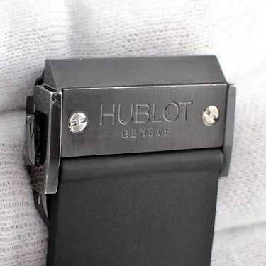腕時計 ウブロ HUBLOT ビッグバン アイスバン 301.CT.130.RX 自動巻き メンズ クロノグラフ デイト スモールセコンド ブラック