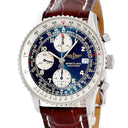 腕時計 ブライトリング BREITLING オールド ナビタイマー A13022 A132C05LBA 自動巻き メンズ ブルー アラビア 回転ベゼル デイト