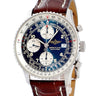 腕時計 ブライトリング BREITLING オールド ナビタイマー A13022 A132C05LBA 自動巻き メンズ ブルー アラビア 回転ベゼル デイト