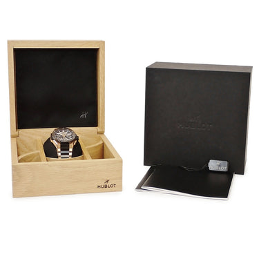 腕時計 ウブロ HUBLOT ビッグバン インテグレーテッド キングゴールド セラミック 451.OM.1180.OM 自動巻き メンズ 新品同様 クロノ