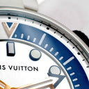 腕時計 ルイヴィトン LOUIS VUITTON タンブール ストリート ダイバー パシフィックホワイト QA124 クオーツ メンズ スモールセコンド