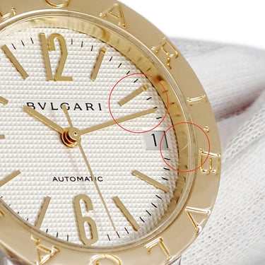 腕時計 ブルガリ BVLGARI ブルガリブルガリ BB33SG AUTO BB33WSGD/N 自動巻き メンズ レディース K18YG×SS コンビ デイト ギョーシェ
