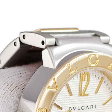 腕時計 ブルガリ BVLGARI ブルガリブルガリ BB33SG AUTO BB33WSGD/N 自動巻き メンズ レディース K18YG×SS コンビ デイト ギョーシェ