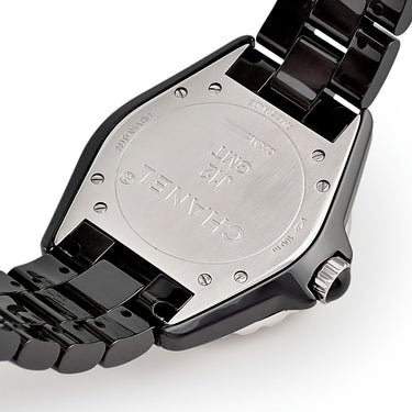 腕時計 シャネル CHANEL J12 GMT 38mm H3102 自動巻き メンズ ブラック セラミック 黒 アラビア デイト デュアルタイム