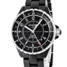 腕時計 シャネル CHANEL J12 GMT 41mm H3101 自動巻き メンズ マットブラック セラミック 黒 アラビア デイト