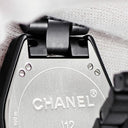 腕時計 シャネル CHANEL J12 GMT 41mm H3101 自動巻き メンズ マットブラック セラミック 黒 アラビア デイト