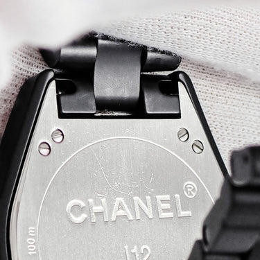 腕時計 シャネル CHANEL J12 GMT 41mm H3101 自動巻き メンズ マットブラック セラミック 黒 アラビア デイト