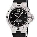 腕時計 ブルガリ BVLGARI ディアゴノ スクーバ SD40S 自動巻き メンズ ブラック 黒 デイト 逆回転防止ベゼル ダイバーズ