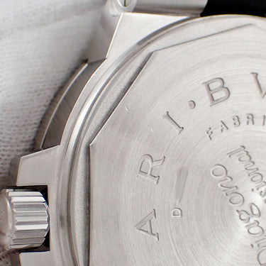 腕時計 ブルガリ BVLGARI ディアゴノ スクーバ SD40S 自動巻き メンズ ブラック 黒 デイト 逆回転防止ベゼル ダイバーズ