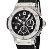 腕時計 ウブロ HUBLOT ビッグバン スチール ダイヤモンド 301.SX.130.RX.114 自動巻き メンズ 純正ダイヤ ブラック クロノグラフ