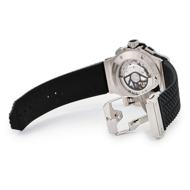 腕時計 ウブロ HUBLOT ビッグバン スチール ダイヤモンド 301.SX.130.RX.114 自動巻き メンズ 純正ダイヤ ブラック クロノグラフ