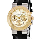 腕時計 ブルガリ BVLGARI ディアゴノ スポーツ クロノグラフ CH35SG クオーツ メンズ K18YG×SS コンビ デイト スモールセコンド