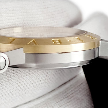 腕時計 ブルガリ BVLGARI ディアゴノ スポーツ クロノグラフ CH35SG クオーツ メンズ K18YG×SS コンビ デイト スモールセコンド