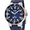 腕時計 オリス ORIS アクイス デイト 01 733 7730 4135-07 4 24 65EB 自動巻き メンズ ブルー 逆回転防止ベゼル バー ダイバーズ