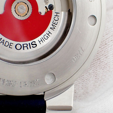 腕時計 オリス ORIS アクイス デイト 01 733 7730 4135-07 4 24 65EB 自動巻き メンズ ブルー 逆回転防止ベゼル バー ダイバーズ