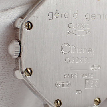 腕時計 ジェラルド・ジェンタ Gerald Genta レトロファンタジー ミニーマウス G.3299.7 クオーツ レディース K18WG無垢 シェル 純正ダイヤ