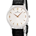 腕時計 ジャガールクルト JAEGER LECOULTRE マスター ウルトラスリム 145.6.79 手巻き メンズ OH済 Pt950無垢 プラチナ ウルトラシン 限定