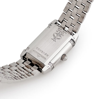 腕時計 ジャガールクルト JAEGER LECOULTRE レベルソ デュエット Q2668110 266.8.44 手巻き レディース 純正ダイヤ シェル 角型 回転 GMT