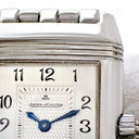 腕時計 ジャガールクルト JAEGER LECOULTRE レベルソ デュエット Q2668110 266.8.44 手巻き レディース 純正ダイヤ シェル 角型 回転 GMT