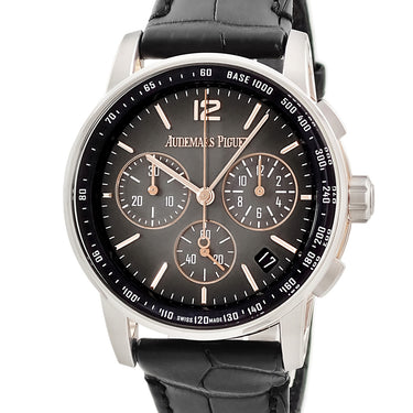腕時計 オーデマピゲ AUDEMARS PIGUET CODE11.59 バイ オーデマピゲ クロノグラフ 26393CR.OO.A002CR.01 自動巻き メンズ OH済 K18WG×PG無垢