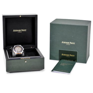 腕時計 オーデマピゲ AUDEMARS PIGUET CODE11.59 バイ オーデマピゲ クロノグラフ 26393CR.OO.A002CR.01 自動巻き メンズ OH済 K18WG×PG無垢