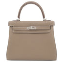 エルメス HERMES ケリー25 内縫い エトゥープ トゴ 2WAYバッグ シルバー金具 新品 未使用 グレージュ ハンドバッグ ショルダー 2026年製