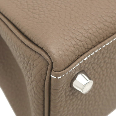 エルメス HERMES ケリー25 内縫い エトゥープ トゴ 2WAYバッグ シルバー金具 新品 未使用 グレージュ ハンドバッグ ショルダー 2026年製