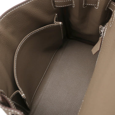 エルメス HERMES ケリー25 内縫い エトゥープ トゴ 2WAYバッグ シルバー金具 新品 未使用 グレージュ ハンドバッグ ショルダー 2026年製