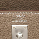 エルメス HERMES ケリー25 内縫い エトゥープ トゴ 2WAYバッグ シルバー金具 新品 未使用 グレージュ ハンドバッグ ショルダー 2026年製