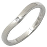 カルティエ Cartier バレリーナ カーブ ダイヤ B4092900 プラチナシルバー Pt950 ダイヤモンド #51(JP11) リング 指輪 3Pダイヤ プラチナ950 10.5号