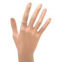 カルティエ Cartier バレリーナ カーブ ダイヤ B4092900 プラチナシルバー Pt950 ダイヤモンド #51(JP11) リング 指輪 3Pダイヤ プラチナ950 10.5号