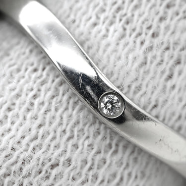 カルティエ Cartier バレリーナ カーブ ダイヤ B4092900 プラチナシルバー Pt950 ダイヤモンド #51(JP11) リング 指輪 3Pダイヤ プラチナ950 10.5号