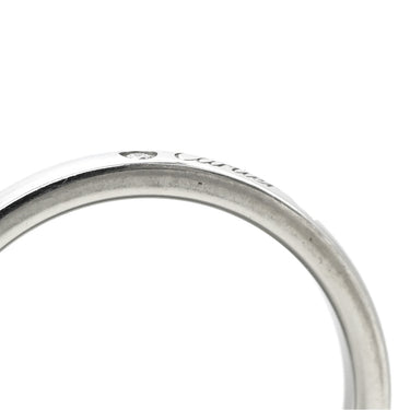 カルティエ Cartier バレリーナ カーブ ダイヤ B4092900 プラチナシルバー Pt950 ダイヤモンド #51(JP11) リング 指輪 3Pダイヤ プラチナ950 10.5号