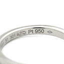 カルティエ Cartier バレリーナ カーブ ダイヤ B4092900 プラチナシルバー Pt950 ダイヤモンド #51(JP11) リング 指輪 3Pダイヤ プラチナ950 10.5号