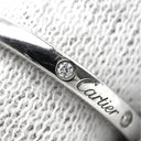 カルティエ Cartier バレリーナ カーブ ダイヤ B4092900 プラチナシルバー Pt950 ダイヤモンド #51(JP11) リング 指輪 3Pダイヤ プラチナ950 10.5号