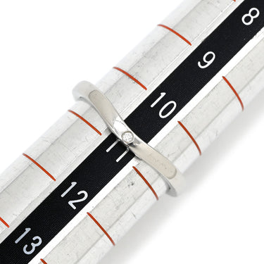 カルティエ Cartier バレリーナ カーブ ダイヤ B4092900 プラチナシルバー Pt950 ダイヤモンド #51(JP11) リング 指輪 3Pダイヤ プラチナ950 10.5号
