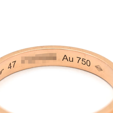 カルティエ Cartier ダムール ウェディング B4093700 ピンクゴールド K18PG #47 リング 指輪 Au750 18K 18金 7号