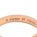 カルティエ Cartier ダムール ウェディング B4093700 ピンクゴールド K18PG #47 リング 指輪 Au750 18K 18金 7号